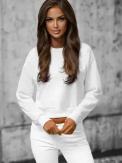 Bluza damska biała JS/8B938/1^Ozonee Sale