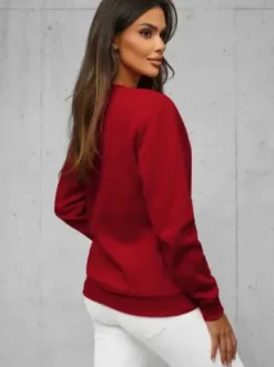 Bluza damska ciemno-czerwona JS/W01Z^Ozonee New