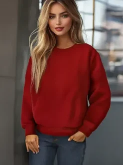 Bluza damska ciemno-czerwona JS/W01^Ozonee Hot