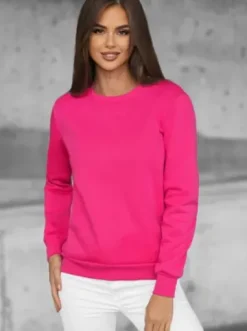 Bluza damska ciemno-różowa JS/W01^Ozonee Hot