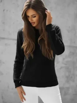 Bluza damska czarna JS/W01Z^Ozonee Discount