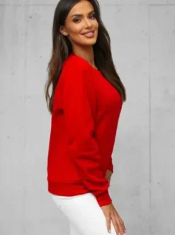 Bluza damska czerwona JS/W01Z^Ozonee Online