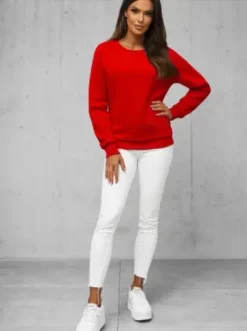 Bluza damska czerwona JS/W01Z^Ozonee Online