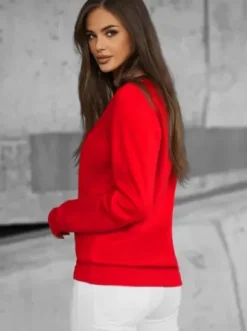 Bluza damska czerwona JS/W01Z^Ozonee Hot