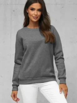 Bluza damska grafitowa JS/W01Z^Ozonee Fashion