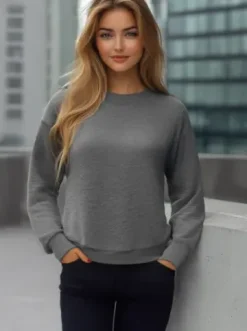 Bluza damska grafitowa JS/W01^Ozonee New