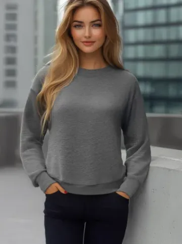 Bluza damska grafitowa JS/W01^Ozonee New