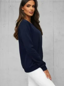 Bluza damska granatowa JS/W01Z^Ozonee Fashion
