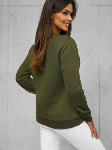 Bluza damska khaki JS/W01Z^Ozonee Outlet