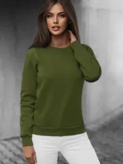 Bluza damska khaki JS/W01Z^Ozonee Clearance