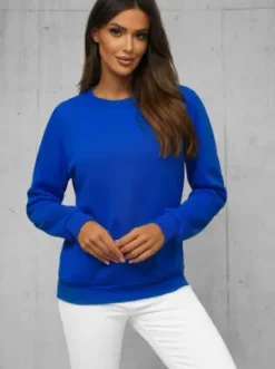 Bluza damska kobaltowa JS/W01Z^Ozonee Fashion