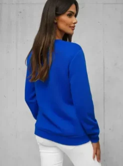 Bluza damska kobaltowa JS/W01Z^Ozonee Fashion