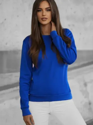 Bluza damska kobaltowa JS/W01Z^Ozonee Outlet