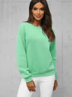 Bluza damska miętowa JS/W01Z^Ozonee Discount