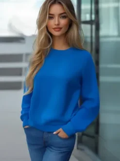 Bluza damska niebieska JS/W01^Ozonee Best