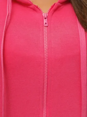 Bluza damska rozpinana z kapturem koralowa JS/W03/58Z^Ozonee Online