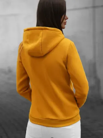 Bluza damska rozpinana z kapturem camelowa JS/W03Z^Ozonee Online