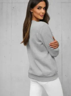 Bluza damska szara JS/W01Z^Ozonee Outlet