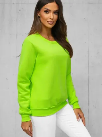 Bluza damska zielona-neonowa JS/W01Z^Ozonee Discount