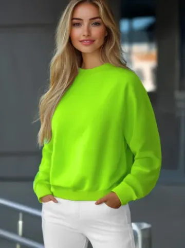 Bluza damska zielona-neonowa JS/W01^Ozonee Sale