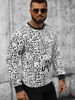 Bluza męska biała JS/8B1131/1^Ozonee Hot