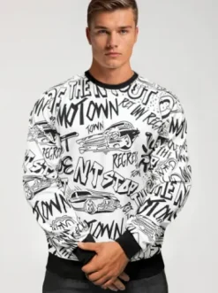Bluza męska biała JS/8B1195/1^Ozonee New