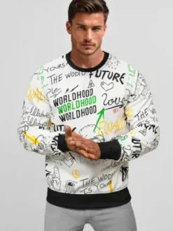 Bluza męska biała JS/8B1228/1Z^Ozonee New