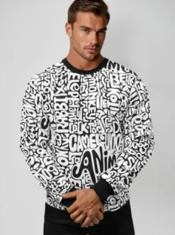 Bluza męska biała JS/8B1131/1Z^Ozonee Clearance