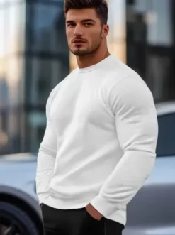 Bluza męska biała JS/2001-10Z^Ozonee Hot