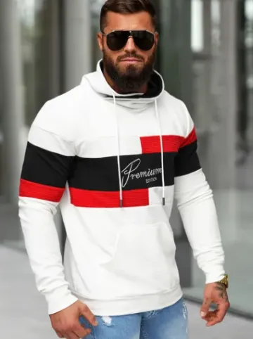 Bluza męska biała O/B7548^Ozonee Sale