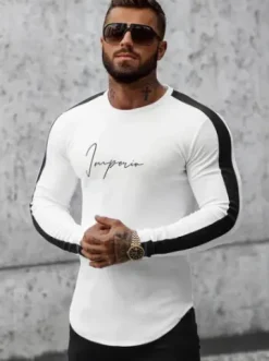 Bluza męska biała O/D7197Z^Ozonee Online