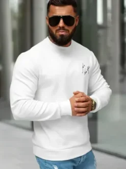Bluza męska biała O/P2031^Ozonee Hot
