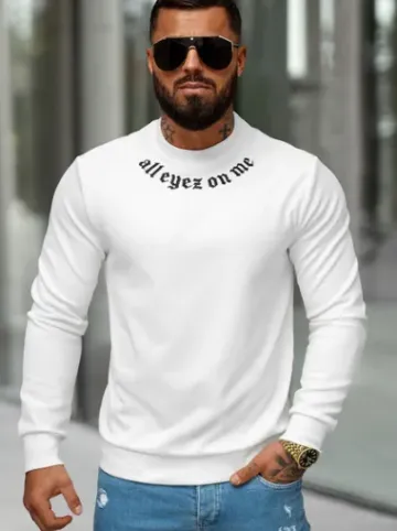 Bluza męska biała O/P2027^Ozonee New
