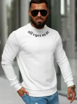 Bluza męska biała O/P2027^Ozonee New