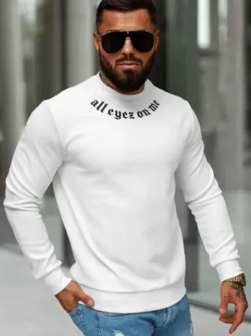 Bluza męska biała O/P2027^Ozonee New