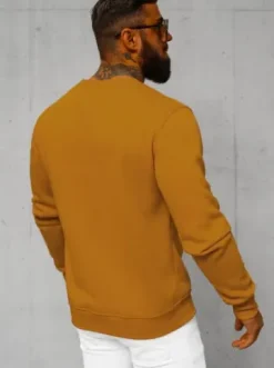 Bluza męska camelowa JS/2001-10Z^Ozonee Fashion