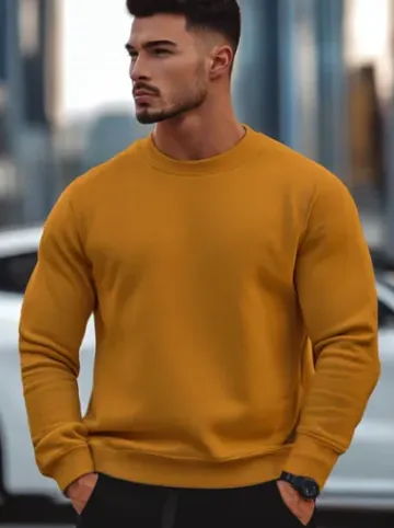 Bluza męska camelowa JS/2001-10Z^Ozonee Sale