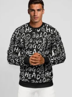 Bluza męska czarna JS/8B1221/3Z^Ozonee Online