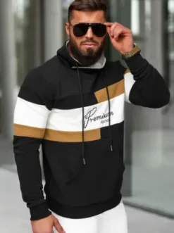 Bluza męska czarna O/B7524Z^Ozonee Fashion