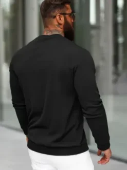 Bluza męska czarna O/D7394^Ozonee Online
