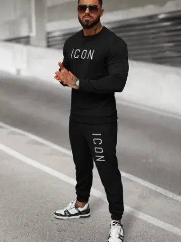 Bluza męska czarna O/D7394Z^Ozonee Best