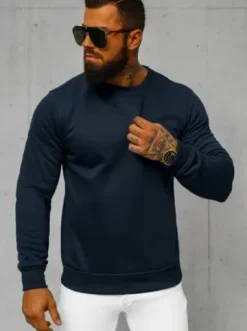Bluza męska granatowa JS/2001-10Z^Ozonee Fashion