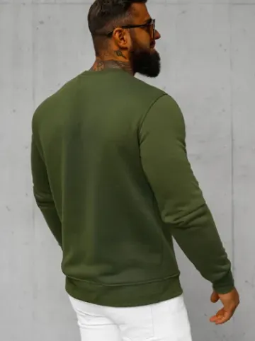 Bluza męska khaki JS/2001-10Z^Ozonee Outlet
