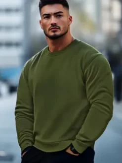 Bluza męska khaki JS/2001-10Z^Ozonee New