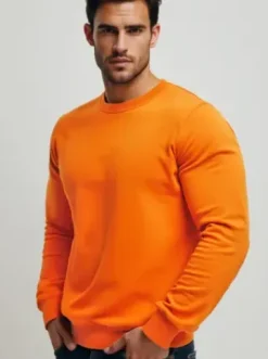 Bluza męska pomarańczowa JS/2001-10Z^Ozonee Outlet