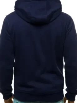Bluza męska z kapturem rozpinana ciemno-granatowa JS/2008^Ozonee Sale
