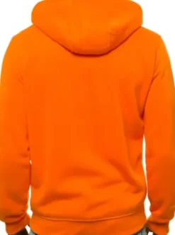 Bluza męska z kapturem rozpinana pomarańczowa JS/2008^Ozonee Best