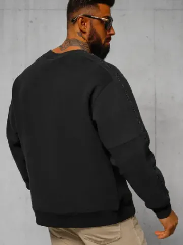 Bluza oversize czarna O/SWE23049Z^Ozonee Hot