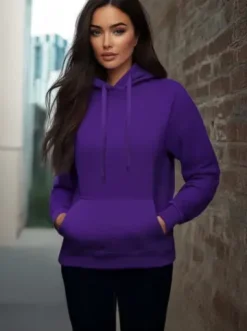 Bluza z kapturem damska fioletowa JS/W02Z^Ozonee Hot