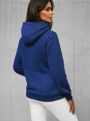 Bluza z kapturem damska indygo JS/W02/66Z^Ozonee Online